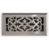 TruAire 4 in. x 10 in. Ornamental Scroll Design in Satin Nickel