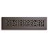 TruAire 4 in. x 12 in. Vintage Victorian Design in Matte Black