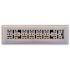 TruAire 4 in. x 10 in. Modern Contempo Design in Satin Nickel