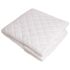 King 78" X 80" X 14 Quilted Mattress Pad, White, 9 Each Per Case