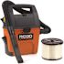 RIDGID 3 Gal. 3.5 Peak HP Handheld Shop Vacuum Wet Dry Vac with RIDGID SWEEP Dust Pan, Filter, Locking Hose and Car Nozzle
