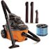 RIDGID 4 Gallon 5.0 Peak HP Portable Shop Vacuum Wet Dry Vac with Fine Dust Filter, Locking Hose and Accessory Attachments