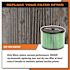 RIDGID HEPA Material Pleated Paper Shop Vacuum Filter Replacement for Most 3-4.5 Gallon RIDGID Wet Dry Vacs (1-Pack)