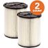 RIDGID General Debris Pleated Paper Shop Vacuum Filter Replacement for Most 5-16 Gallon RIDGID Wet Dry Vacs (2-Pack)