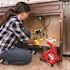 RIDGID PowerClear 120-Volt Drain Cleaning Snake Auger Machine for Heavy Duty Pipe Cleaning for Tubs, Showers, and Sinks