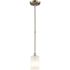 KICHLER 1-Light Mini Pendant 4 in. Brushed Nickel