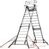 Little Giant Ladder Systems 8 ft.-14 ft. Fiberglass 375 lbs. Rated Type IAA Adjustable Safety Cage