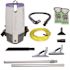 ProTeam Super Coach Pro 10, 10 qt. Corded Gray Backpack Vacuum Cleaner with Hard Surface & Carpet Kit, 3 Replaceable Filters