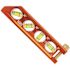 Klein Tools 6.25 in. 4-Vial Torpedo Conduit Level, High Visibility