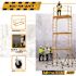 MetalTech 18 ft. Jobsite Series 3-Story Mobile Baker Scaffolding Tower with Outriggers, Guard Rail, and Scaffolding Platform