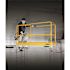 MetalTech 6 ft. x 2.5 ft. x 3.4 ft. Steel Scaffold Guardrails System, Parts/Accessories for Baker Scaffolding Towers