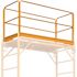 MetalTech 6 ft. x 2.5 ft. x 3.4 ft. Steel Scaffold Guardrails System, Parts/Accessories for Baker Scaffolding Towers