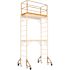 MetalTech 14-in. Scaffold Outriggers with 5-in. Heavy Duty Caster Wheels, Compatible with Metaltech Baker Scaffolding, 4-Pack