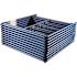 MetalTech 5 ft. H x 5 ft. W Blue Steel External Scaffolding Equipment Frame Set with Coupling Pins and Spring Locks