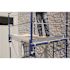 MetalTech Saferstack 2-Level Frame Rolling Scaffold Tower Set Including Cross Braces, Platforms and Guardrail System