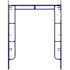 MetalTech Saferstack 76 in. x 60 in. Blue Walk-Through Arch Scaffold Frame