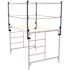 MetalTech 7 ft. W x 5 ft. H Galvanized Steel Guard Rail System for Scaffolding Safety on Scaffolding Platforms
