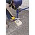 24-inch Galvanized Steel Adjustable Leveling Jacks with Heavy-Duty Base Plate and Wing Nut Screw for Scaffolding Frames