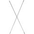 MetalTech 7 ft. x 4 ft. Galvanized Steel Squaring Cross Brace for Scaffolding Frames