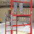 Buildman Baker Style Scaffold 6.3 ft. x 6.3 ft. x 2.6 ft. Rolling Mobile Work Platform with Wheels, 1500 lbs. Capacity