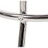 BOSS Office Products Black Bar Stool Chrome Finish Frame