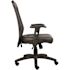 BOSS Office Products Black Leather & Mesh Desk Chair with Adjustable Arms and Seat Height Adjustment
