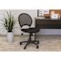 BOSS Office Products Black Armless Mesh Desk Chair