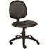 BOSS Office Products Black Armless Office Task Chair, Antimicrobial Vinyl Cushions, Black Nylon Base, Swivel-Tilt Pneumatic