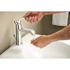 MOEN Genta LX Single-Handle Single Hole Bathroom Faucet with Drain Assembly in Chrome