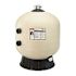 36 in. Side Mount Fiberglass Sand Filter without Valve in Almond