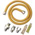 Watts 1/2 in. FIP x 1/2 in. MIP x 48 in. Gas Water Heater and Dryer Connector 1/2 in. OD 3/8 in. ID