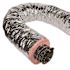 Master Flow 16 in. x 25 ft. Insulated Flexible Duct R8 Silver Jacket