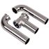 Oatey 1-1/2 in. Chrome Center Outlet Waste Elbow