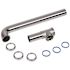 Oatey 1-1/2 in. Chrome End Outlet Waste Elbow