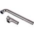 Oatey 1-1/2 in. Chrome 45-Degree Bend Outlet Waste Tubular Slip Joint Elbow Sink End