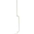GE White Refrigerator Door Handle