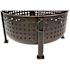 Pleasant Hearth Langston 30 in. Round Deep Bowl Steel Fire Pit in Rubbed Bronze