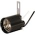 Satco 1.5 in. Black Medium Base Phenolic Socket
