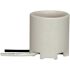 Satco 1.5 in. White Medium Base Keyless Unglazed Porcelain Socket with Wireay and Bronze Shell