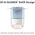 PURELL ES4 Push-Style Soap Dispenser, White, for 1200 mL ES4 Soap Refills