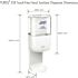 PURELL ES8 Touch-Free Hand Sanitizer Dispenser with Energy-on-the-Refill, White, for 1200 mL ES8 Hand Sanitizer Refills