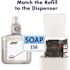 PURELL ES8 Touch-Free Hand Soap Dispenser with Energy-on-the-Refill, White, for 1200 mL ES8 Hand Soap Refills