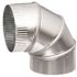Master Flow 3 in. 28-Gauge 90-Degree Adjustable Elbow