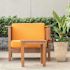 Southern Patio Newland Medium 11.89 in. x 20.75 in. 37 qt. Bone High Density Resin Square Tall Outdoor Planter