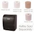 Renown 7.5 in. Series Electronic Black Paper Towel Dispenser