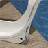 Bahia White Plastic Outdoor Reclinable Chaise Lounge