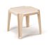 Grosfillex Miami Sand Square Plastic Outdoor Side Table