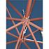 Grosfillex 9 ft. Market Wooden Patio Umbrella in Pacific Blue