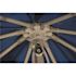 7.5 ft. Aluminum Patio Umbrella in Pacific Blue