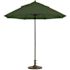 Windmaster 7.5 ft. Aluminum Market Patio Umbrella in Forest Green
